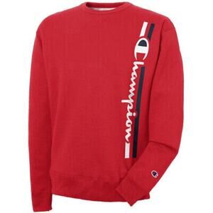 Champion Authentic Mens Sweatshirt Size L Graphic Embroidered Logo Red